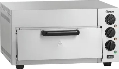 Produktbild von Bartscher Pizzaofen ST415-2 mit hitzebeständigem Stein, getrennt schaltbarer Ober-/Unterhitze und Timer