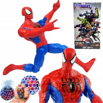 Obrázek produktu pro Spider-man zvuková pohyblivá figurka 30 cm marvel + antistresový míč