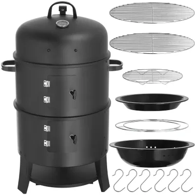 Produktbild von tectake® Räuchertonne Ø 41 cm
