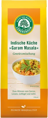 Zdjęcie produktu dla GARAM MASALA SPICE ORGANIC 40 g - LEBENSBAUM