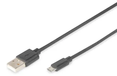 Productafbeelding van DIGITUS USB 2.0-aansluitkabel - USB-A naar Micro-B