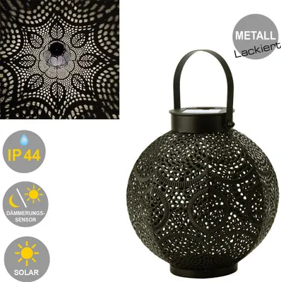 Produktbild von LED Solar Laterne TUNIS schwarz