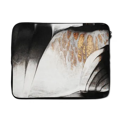 Produktbild von MuchoWow® Laptop Hülle 15 Zoll Gold - Abstrakt - Design Laptoptasche - Laptoptasche - Sleeve - Rundum-Schutz