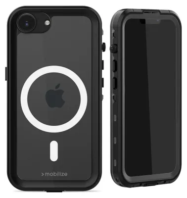 Produktbild von Mobilize Waterproof iPhone 17e Wasserdicht MagSafe Hülle Hardcase Backcover - Schwarz