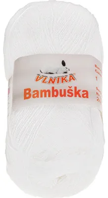 Produktbild von Garn BAMBUŠKA – 50 g, 205 m – Weiß