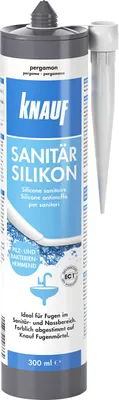 Zdjęcie produktu dla Knauf Silikon sanitarny 300 ml pergamon