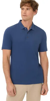 Produktbild von Brax Poloshirt blau Kurzarm 3-Knopf