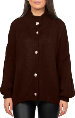 Produktbild von Reichstadt Relaxed Fit Strickjacke Oversized-Look 25RSW068 Brown One Size