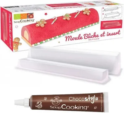 Obrázok produktu pre Forma na Bûche de Noël + čokoládová tyčinka