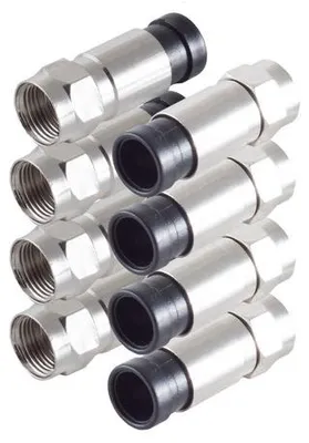 Produktbild von shiverpeaks BS15-300214, F-Typ, F, F, 7 mm, Edelstahl, 4 Stück(e)