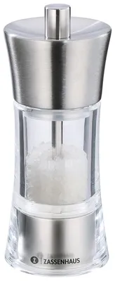 Produktbild von Zassenhaus Salzmühle AACHEN 14 cm Acryl/Edelstahl 35292 4006528035292