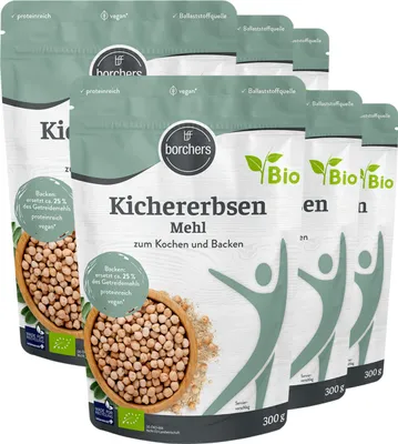 Produktbild von BORCHERS  Kichererbsen Mehl (6x300g)