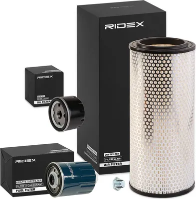 Produktbild von RIDEX Filterset Inspektionspaket Filtersatz für JEEP CHEROKEE (XJ)