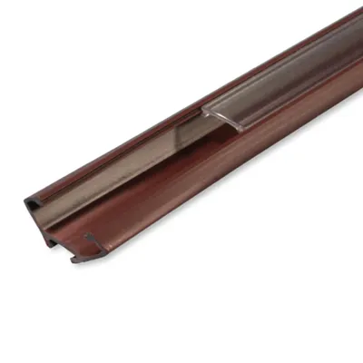 Obrázek produktu pro MasterLED, LED rohová lišta, PVC, hnědá, 2 metry, rozměry 22x12 mm, s průhledným krytem