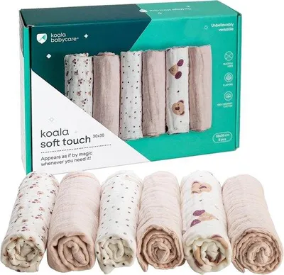 Productafbeelding van Famanu washandjes, 30 x 30 cm - set van 6, zacht en absorberend, gemaakt van katoen