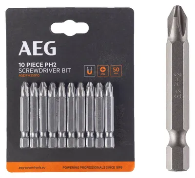 Produktbild von Magnetisierte Bohrer 50 m PH2 10 Stück AEG ASDPH25010