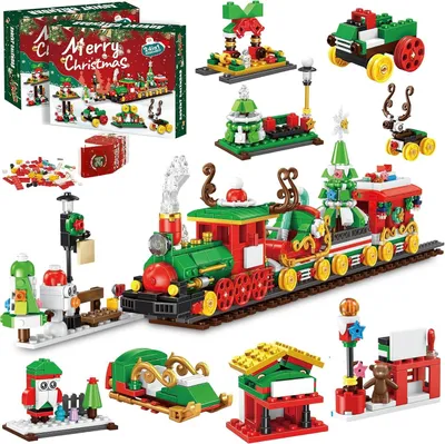 Produktbild von Adventskalender Weihnachtszug Baustein