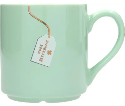 Produktbild von Depesche Porzellanbecher bunt 300ml - Tasse mit Spruch