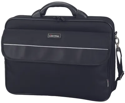 Produktbild von Lightpak ELITE L, Schwarz, 420 x 300 x 65 mm, 430 x 310 x 100 mm