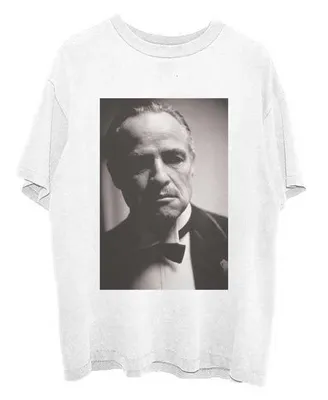 Immagine prodotto di Il Padrino | Maglietta ufficiale della band | Brando B&W (retro stampa), media, bianco