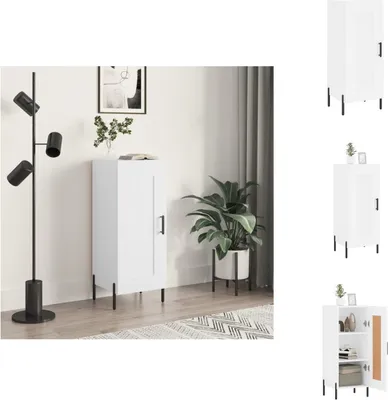 Image de vidaXL Sideboard Blanc 34,5x34x90 cm Bois composite - Sideboards