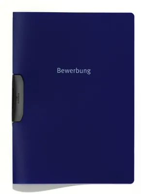 Productafbeelding van 5 DURABLE Bewerbungsmappen DURASWING job DIN A4   blau