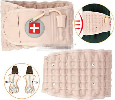Produktbild von Aufblasbares Wirbelsäulen Dekompression Lendenwirbelsäule Lower Back Belt Brace,Rückenbandage