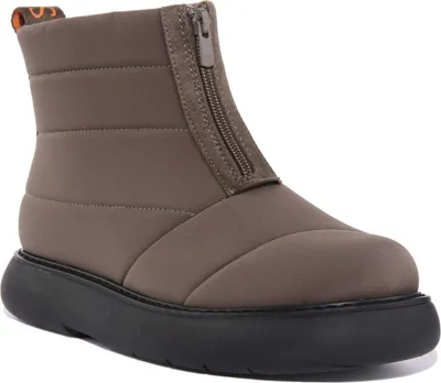 Produktbild von Toms Repreve Mallow Puffer Frauen Gesteppte Stiefel Mit Reißverschluss Vorne Olive – 3 Großbritannien - 35,5 EU - 5 US