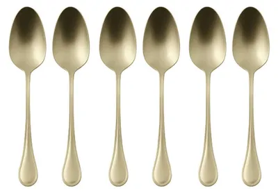 Zdjęcie produktu dla Sambonet Royal Antique Edelst./PVD Champag. Set 6 Mokkalöffel S0201-S00549-S0013 52663PA7