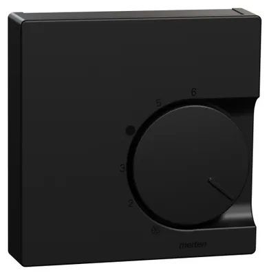 Produktbild von Merten Zentralplatte sw matt Raumtemperaturregler MEG5762-0403 (MEG5762-0403)