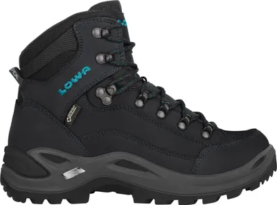 Produktbild von Lowa Damen Renegade GTX Mid Wanderstiefel S-Leisten (schmal) ASPHALT/TUERKIS 37.5