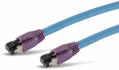 Produktbild von S-Conn 08-40051 S/FTP (S-STP) Blau 5m Cat8 Netzwerkkabel (08-40051)