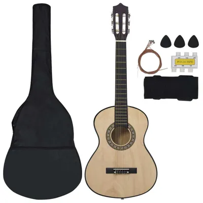 Immagine prodotto di Set Chitarra Classica per Bambini e Principianti 8 pz 1/2 34"