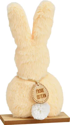 Produktbild von Oster Dekofigur Hase, in orange aus Plüsch als Frühjahresdeko