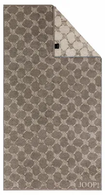 Zdjęcie produktu dla Ręcznik prysznicowy JOOP Classic Cornflower z kolekcji frotte - 80x150 cm, brązowy frotte