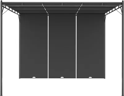 Immagine prodotto di Gazebo da Giardino con Tenda Laterale 3x3x2,25 m Antracite