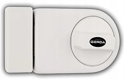 Produktbild von Gerda ZN 100 Aufschraubschloss Weiß inkl. 3 Schlüsseln