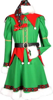 Produktbild von Festliche Weihnachtselfe Kostüm Größe: M