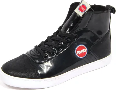 Produktbild von G3320 sneaker bimba girl COLMAR black patent eco leather shoes kids