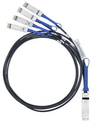 Produktbild von Cisco Direct-Attach Active Optical Cable - Netzwerkkabel - QSFP (M) zu SFP+ (M) - 10 m - aktiv - für Nexus 2348, 31XX, 93XX, 93XXX, X97160, X9736, ONE Nexus 32XX, 92XX, 93XXX, UCS C4200