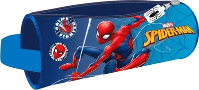 Produktbild von Spiderman-Federmäppchen mit Reißverschluss, strapazierfähiges Material, Kinderdesign
