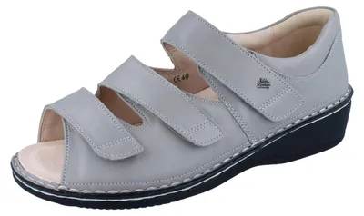 Image de Finn Comfort 96400 (gris) - Chaussures de sandales confortables / à semelles amovibles, Gris