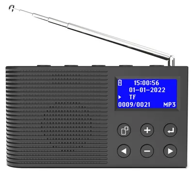 Obrázok produktu pre YaakinComp K3 – Prenosné rádio, digitálne (DAB/DAB+), FM rádio, Bluetooth, MP3 prehrávač