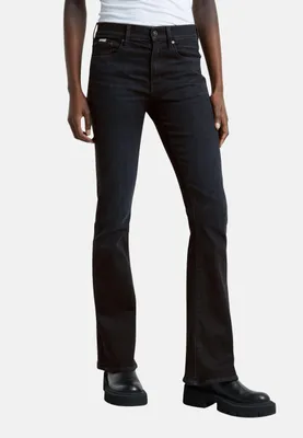 Produktbild von G-star 3301 Flare Fit Jeans Schwarz 28 / 32 Frau Schwarz 28