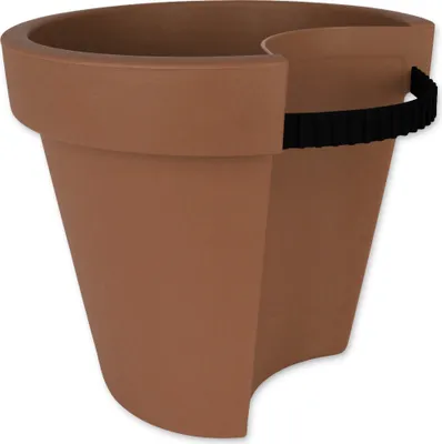 Produktbild von Blumentopf Regenrohr terrakotta