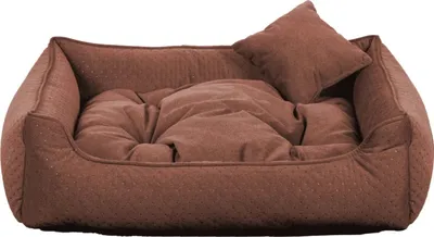 Produktbild von COMFY rechteckiges Hundebett, Zimtbraun - 55 cm x 45 cm
