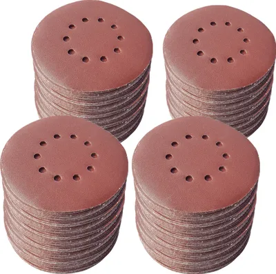 Produktbild von 25 x KLETT Schleifscheiben Ø225mm Körnung P80 Schleifpapier Schleifblätter Trockenbauschleifer Exzenter Haftscheiben BOHRFUX
