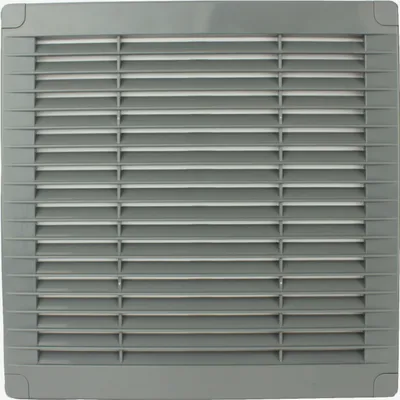 Produktbild von Lüftungsgitter Lamellengitter Abluftgitter Gitter Zuluft Abluft Belüftung Entlüftung eckig 200 x 200 mm grau nein