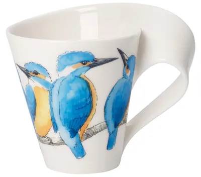 Image de NewWave Caffè Eisvogel Becher mit Henkel (Geschenkkarton) 130 x 95 x 113 mm, 240 | Villeroy & Boch | Art.-Nr. 1041499100 | EAN 4003686258556