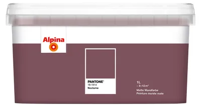 Produktbild von Alpina Wandfarbe Pantone matt nocturne 1 L